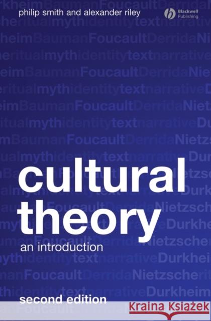 Cultural Theory 2e Smith, Philip 9781405169073  - książka