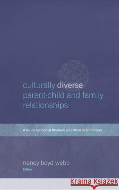 Culturally Diverse Parent-Child and Family Relationships: A Guide for Social Workers and Other Practitioners Webb, Nancy Boyd 9780231118187 Columbia University Press - książka