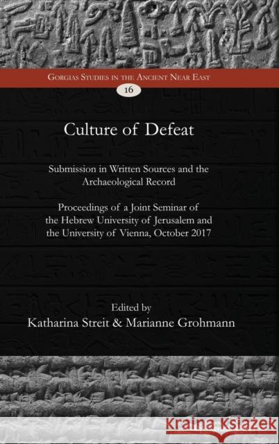 Culture of Defeat  9781463239206 Gorgias Press - książka