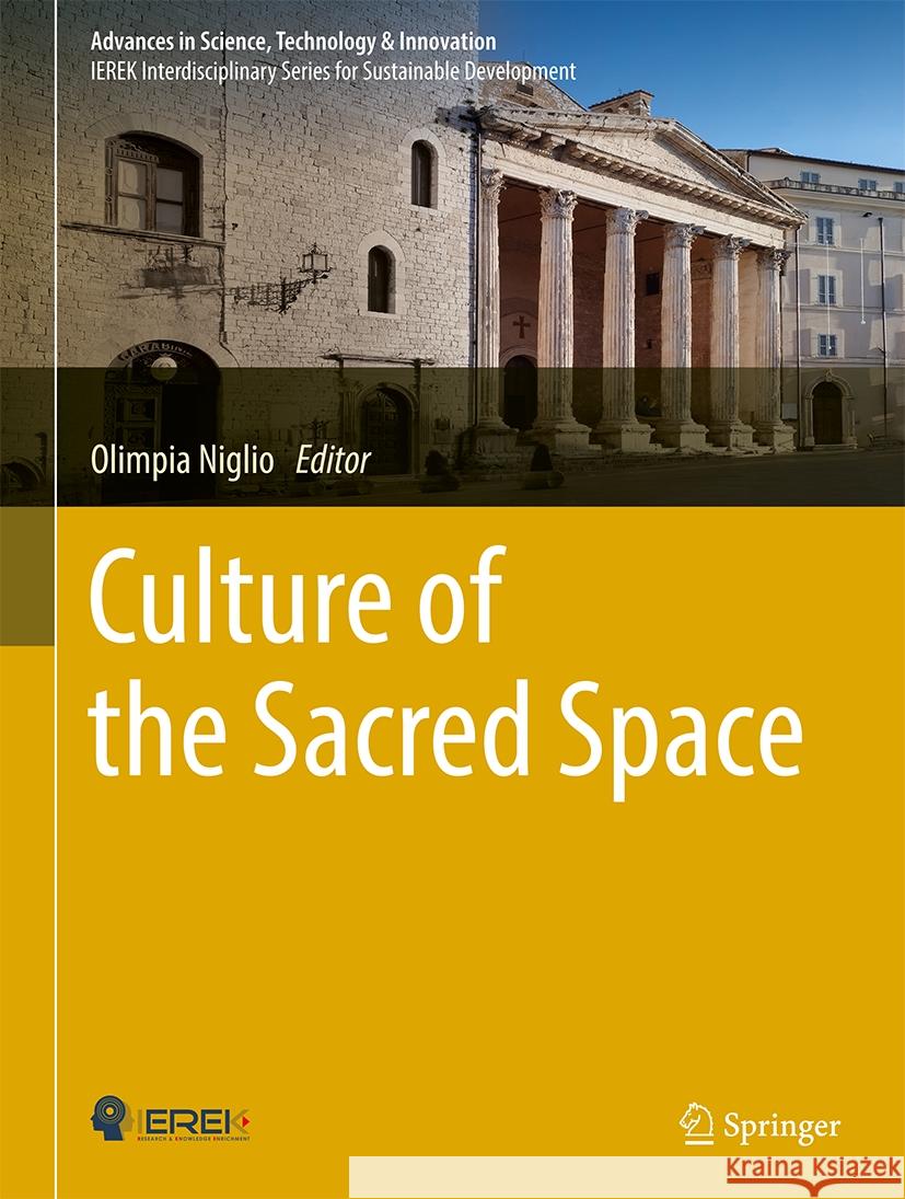 Culture of the Sacred Space Olimpia Niglio 9783031696336 Springer - książka