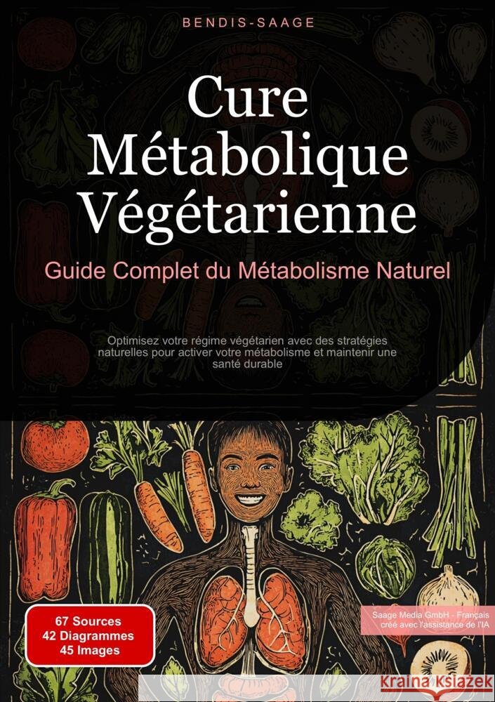 Cure Métabolique Végétarienne: Guide Complet du Métabolisme Naturel Saage - Français, Bendis A. I. 9783384522030 Saage Books - książka
