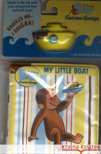 Curious Baby: My Little Bath Book & Toy Boat [With Boat] Rey, H. A. 9780547215419 Houghton Mifflin Company - książka