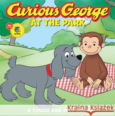 Curious George at the Park (Cgtv Touch-And-Feel Board Book) Rey, H. A. 9780547243009  - książka