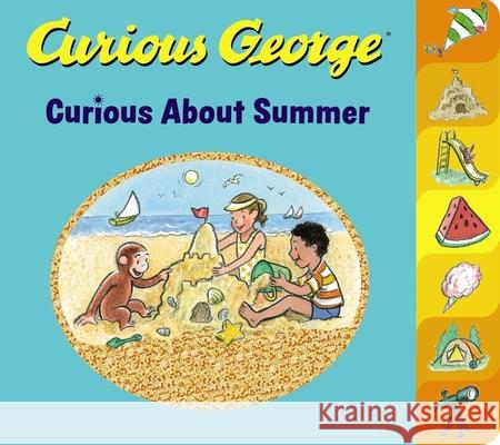 Curious George Curious about Summer Tabbed Board Book Rey, H. A. 9781328857712 Houghton Mifflin - książka