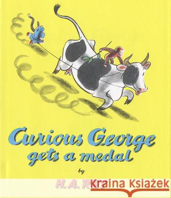 Curious George Gets a Medal H. A. Rey Margret Rey 9780395169735 Houghton Mifflin Company - książka