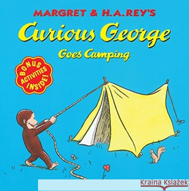 Curious George Goes Camping Margret Rey H. A. Rey H. A. Rey 9780395978351 Houghton Mifflin Company - książka