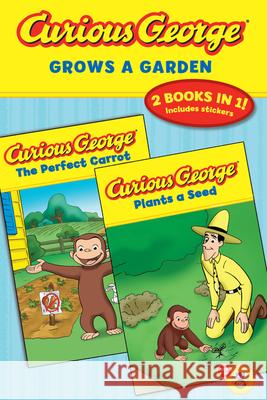 Curious George Grows a Garden (Cgtv Double Reader) H. A. Rey 9780547643045 Houghton Mifflin Harcourt (HMH) - książka
