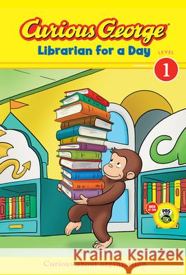 Curious George Librarian for a Day (Cgtv Early Reader) H. A. Rey Julie Tibbott 9780547852812 Houghton Mifflin Harcourt (HMH) - książka