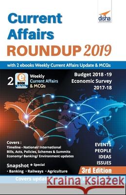 Current Affairs Roundup 2019 with 2 ebooks - Weekly Current Affairs Update & MCQs. - 2nd Edition Disha Experts 9789388240093 Disha Publication - książka