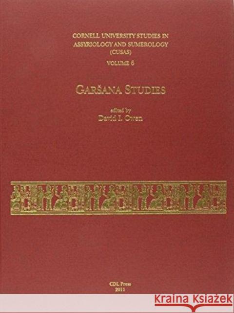 Cusas 06: Garsana Studies David I. Owen 9781934309056 CDL Press - książka