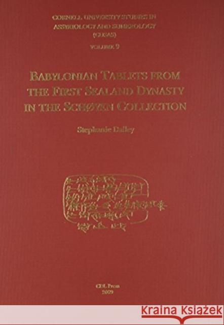 Cusas 09: Babylonian Tablets from the First Sealand Dynasty in the Schøyen Collection  9781934309087 CDL Press - książka