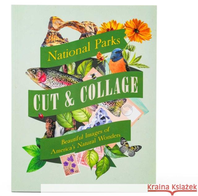 Cut & Collage National Parks: Beautiful Images of America's Natural Wonders Earth Aware Editions 9798887621388 Earth Aware Editions - książka