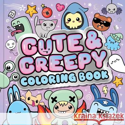 Cute & Creepy Coloring Book Igloobooks 9781805854609 Sparkpool - książka