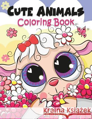 Cute Animals: Adults Coloring Book Stress Relieving Unique Design Rocket Publishing 9781793114242 Independently Published - książka