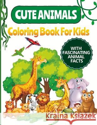 Cute Animals Coloring Book for Kids Blake McNee   9781803853574 Gene Studio - książka