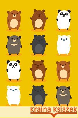 Cute Bears: Graph Paper Notebook, 6x9 Inch, 120 pages Playful Press 9781073435302 Independently Published - książka