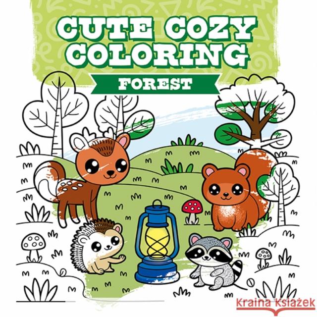 Cute Cozy Coloring: Forest  9781784947330 GMC Publications - książka