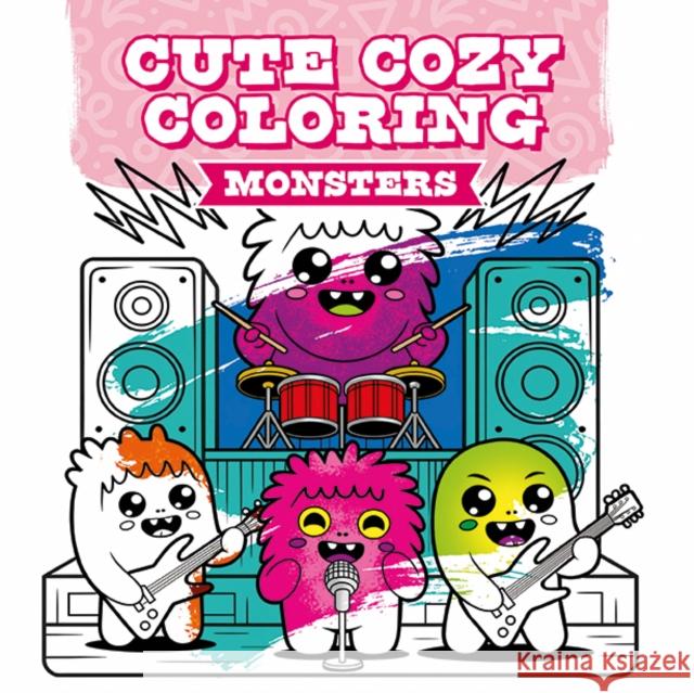 Cute Cozy Coloring: Monsters  9781784947361 GMC Publications - książka
