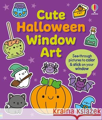 Cute Halloween Window Art Kate Nolan LIV Wan 9781836054344 Usborne Books - książka
