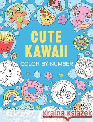 Cute Kawaii Color by Number Mary Eakin 9780486851235 Dover Publications Inc. - książka