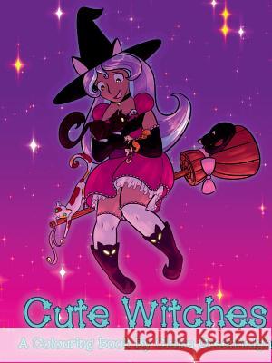 Cute Witches: A Colouring Book Claire Greenhalgh 9780244751500 Lulu.com - książka