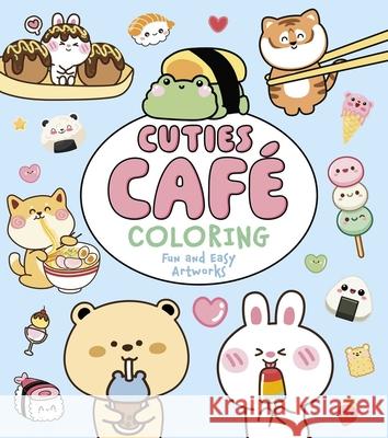 Cuties Caf? Coloring: Fun and Easy Artworks Violet Peto Amy McSimpson 9781398867666 Arcturus Editions - książka