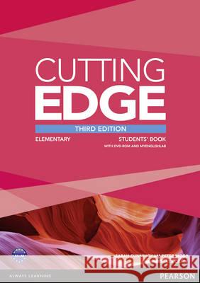 Cutting Edge 3rd Edition Elementary Students' Book with DVD and MyEnglishLab Pack Moor, Peter|||Crace, Araminta|||Cunningham, Sarah 9781447944034 Cutting Edge - książka