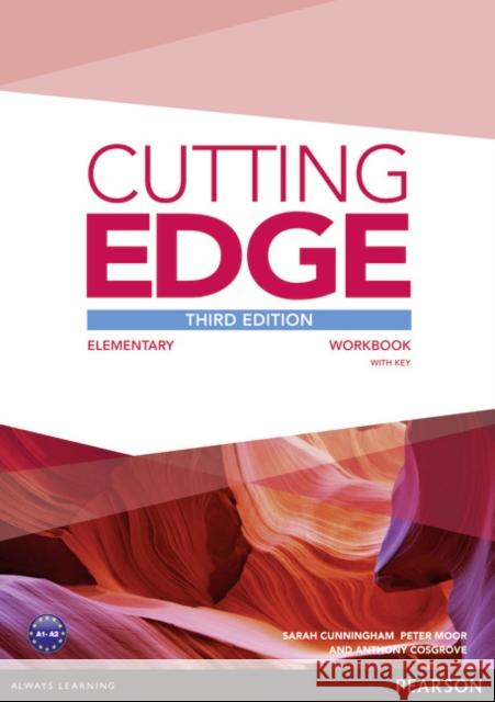 Cutting Edge 3rd Edition Elementary Workbook with Key Cunningham Sarah Moor Peter Cosgrove Anthony 9781447906414 Pearson Education Limited - książka