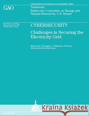 Cyberstudy: Challenges in Securing the Electricity Grid Government Accountability Office 9781490522401 Createspace - książka