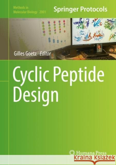 Cyclic Peptide Design Gilles Goetz 9781493995035 Humana Press - książka