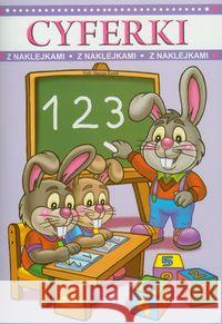 Cyferki z naklejkami  9788364047206 Pasja - książka