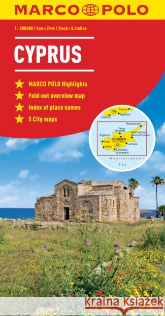 Cyprus Marco Polo Map Marco Polo 9783829739993 MAIRDUMONT GmbH & Co. KG - książka