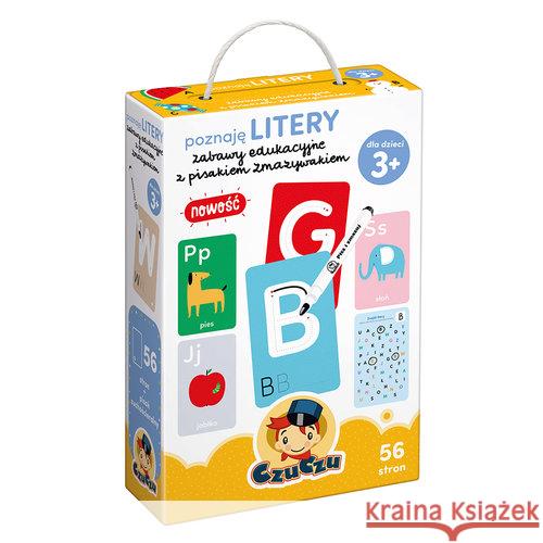 CzuCzu Poznaję litery.Zabawy edukacyjne z pisakiem  9788365773548 Bright Junior Media - książka