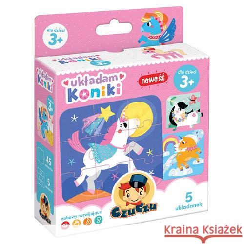 CzuCzu Układam Koniki  5902983491170 Bright Junior Media - książka