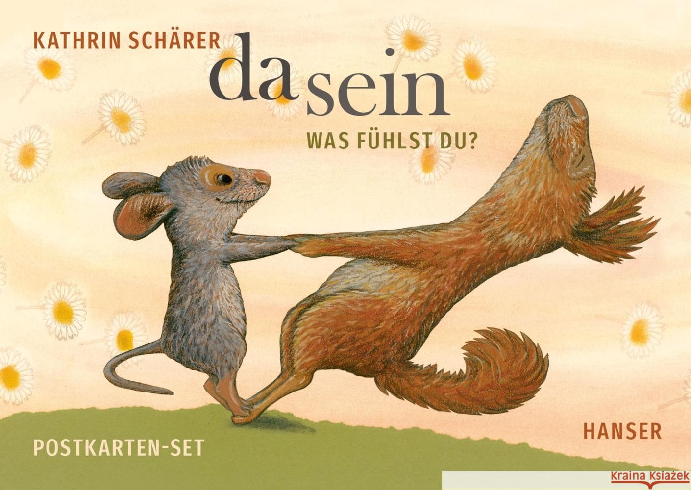 Da sein - Was fühlst du? Postkarten-Set Schärer, Kathrin 9783446271463 Hanser - książka