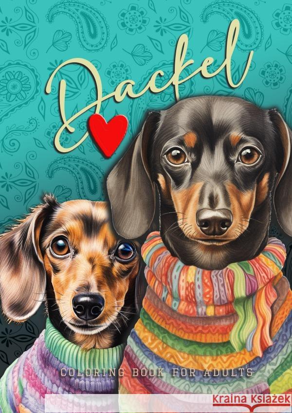Dackel Malbuch für Erwachsene Publishing, Monsoon, Grafik, Musterstück 9783758416057 epubli - książka