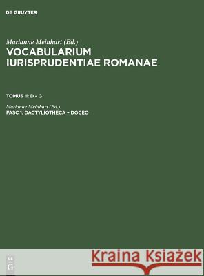 dactyliotheca - doceo  9783110013757 De Gruyter - książka