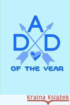 Dad of the year: Notizbuch A5 liniert Notiz Buch 9781077401709 Independently Published - książka