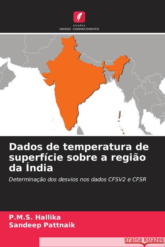 Dados de temperatura de superfície sobre a região da Índia Hallika, P.M.S., Pattnaik, Sandeep 9786206267348 Edições Nosso Conhecimento - książka