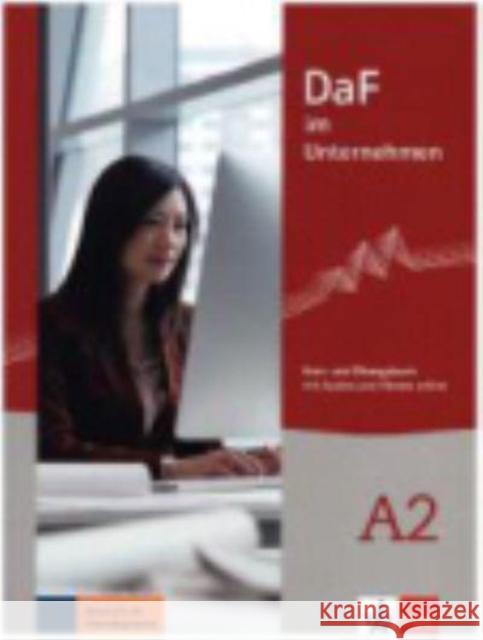 DaF im Unternehmen A2 KB + UB + CD LEKTORKLETT Sander Ilse Grosser Regine Hanke Claudia 9783126764452 Klett - książka