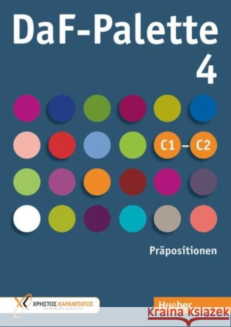 DaF-Palette 4: Präpositionen Kaltsas, Petra 9783192416842 Hueber - książka
