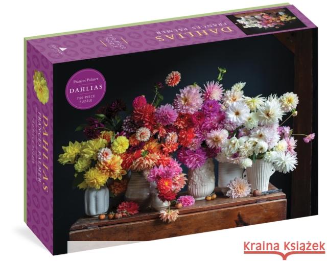 Dahlias 750-Piece Puzzle Artisan Puzzle 9781648290435 Familius LLC - książka