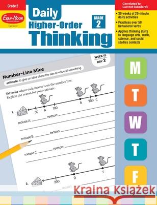 Daily Higher-Order Thinking, Grade 2 Teacher Edition Evan-Moor Corporation 9781629384559 Evan Moor Educational Publishers - książka