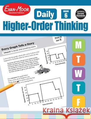 Daily Higher-Order Thinking, Grade 6 Teacher Edition Evan-Moor Corporation 9781629384597 Evan Moor Educational Publishers - książka