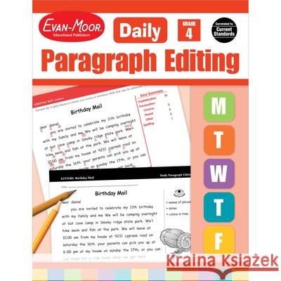 Daily Paragraph Editing, Grade 4 Teacher Edition Evan-Moor Corporation 9781557999580 Evan-Moor Educational Publishers - książka