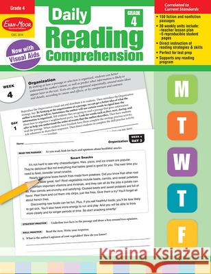 Daily Reading Comprehension, Grade 4 Teacher Edition Evan-Moor Corporation 9781629384771 Evan Moor Educational Publishers - książka