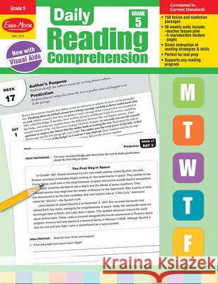 Daily Reading Comprehension, Grade 5 Teacher Edition Evan-Moor Corporation 9781629384788 Evan Moor Educational Publishers - książka