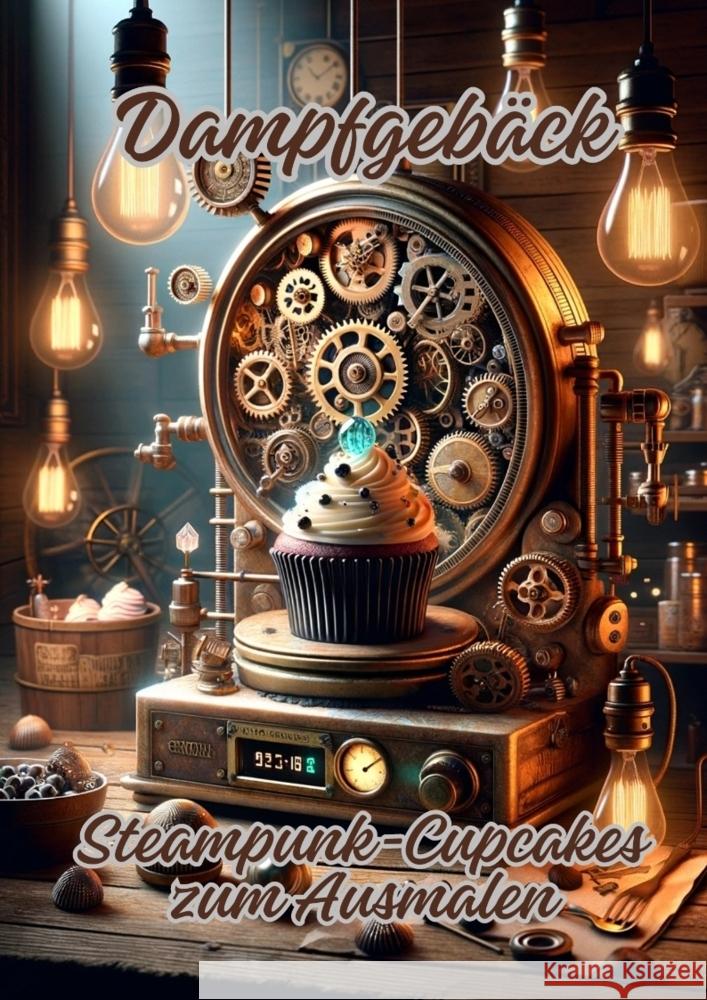 Dampfgeb?ck: Steampunk-Cupcakes zum Ausmalen Diana Kluge 9783384110947 Tredition Gmbh - książka