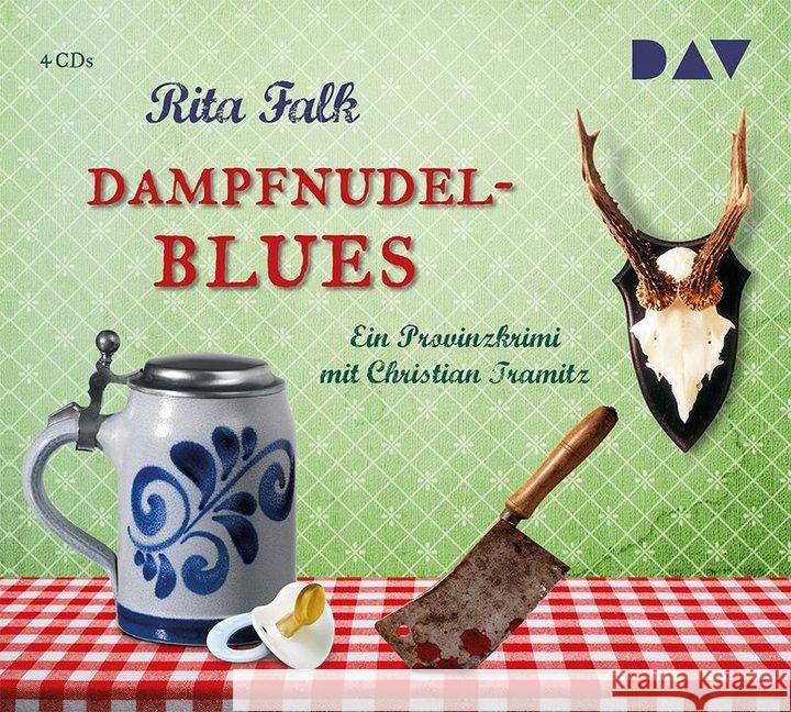 Dampfnudelblues, 4 Audio-CDs : Ein Provinzkrimi. Gekürzte Lesung Falk, Rita 9783862310456 Der Audio Verlag, DAV - książka