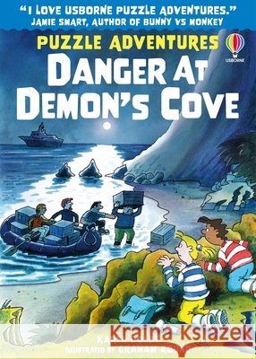 Danger at Demon's Cove Karen Dolby 9781836045014 Usborne Publishing Ltd - książka